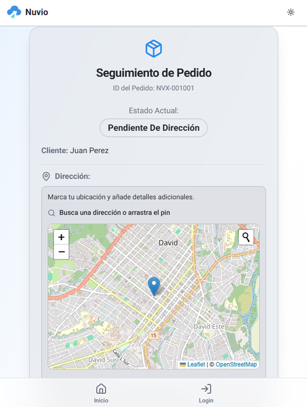 Portal de Cliente Nuvio