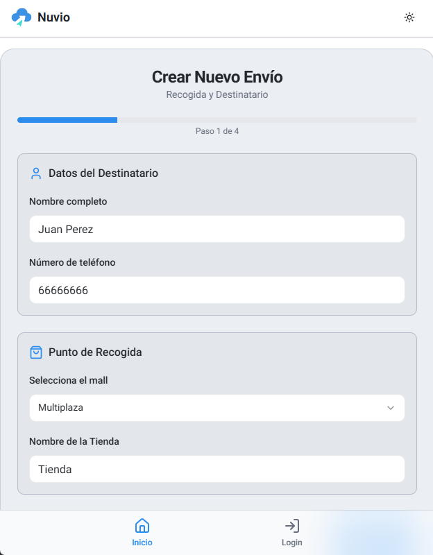Crea el Envío en Segundos